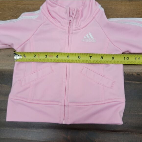 Adidas Girls Classic Tricot Track Set of Two Pink Sporty Size 3 Months - Picture 7 of 11